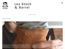 Tablet Screenshot of loxstockandbarrel.com